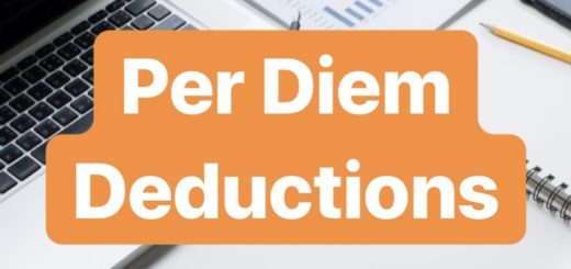 What are per diem deductions?