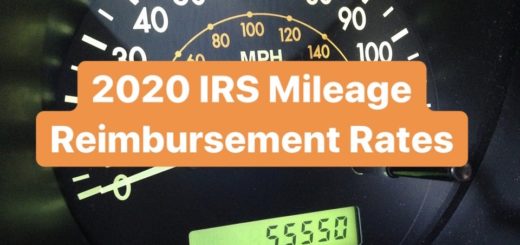 2020 IRS mileage reimbursement rates