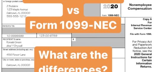 Form 1099-MISC vs Form 1099-NEC