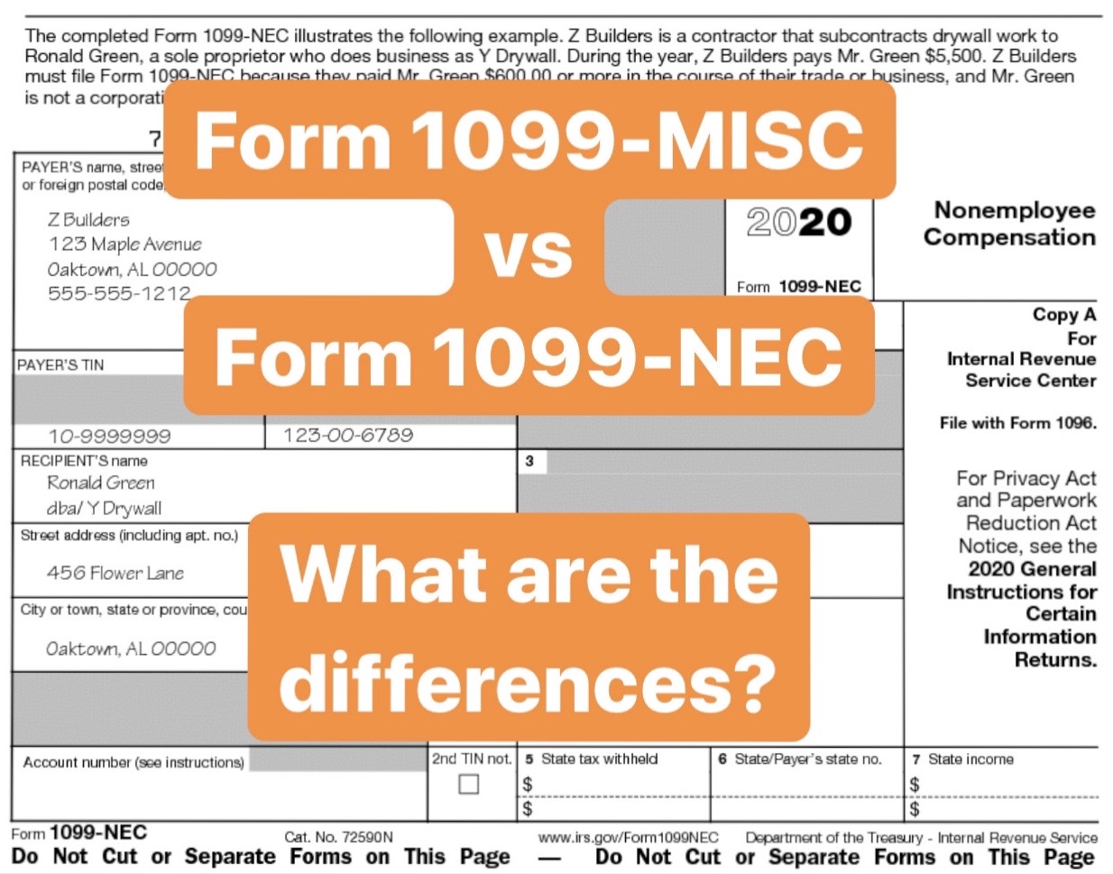 Instructions For Form 1099 Misc And 1099 Nec 2023 Printable Forms