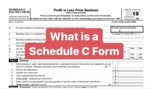 What is a an IRS Schedule C form?