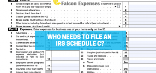 Who needs to file an IRS Schedule C?