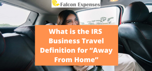 IRS Business Travel Definition for “Away From Home”?