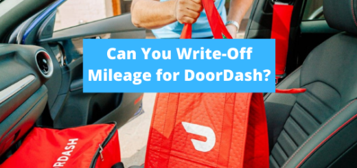 Can you write off mileage for DoorDash?