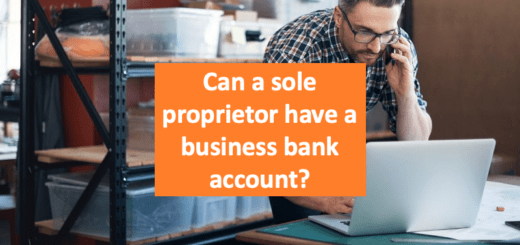 Can a sole proprietor have a business bank account?