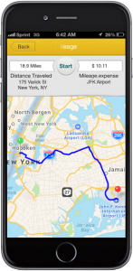 iPhone GPS Mileage Expense Tracker